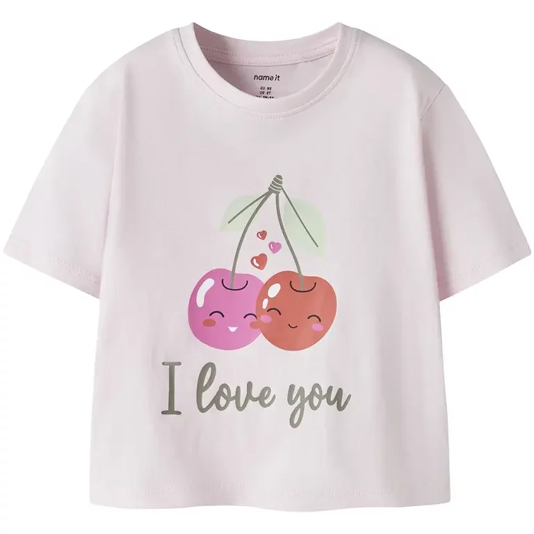 T-shirt LOOSE FIT Vilinse (cradle pink cherry love)