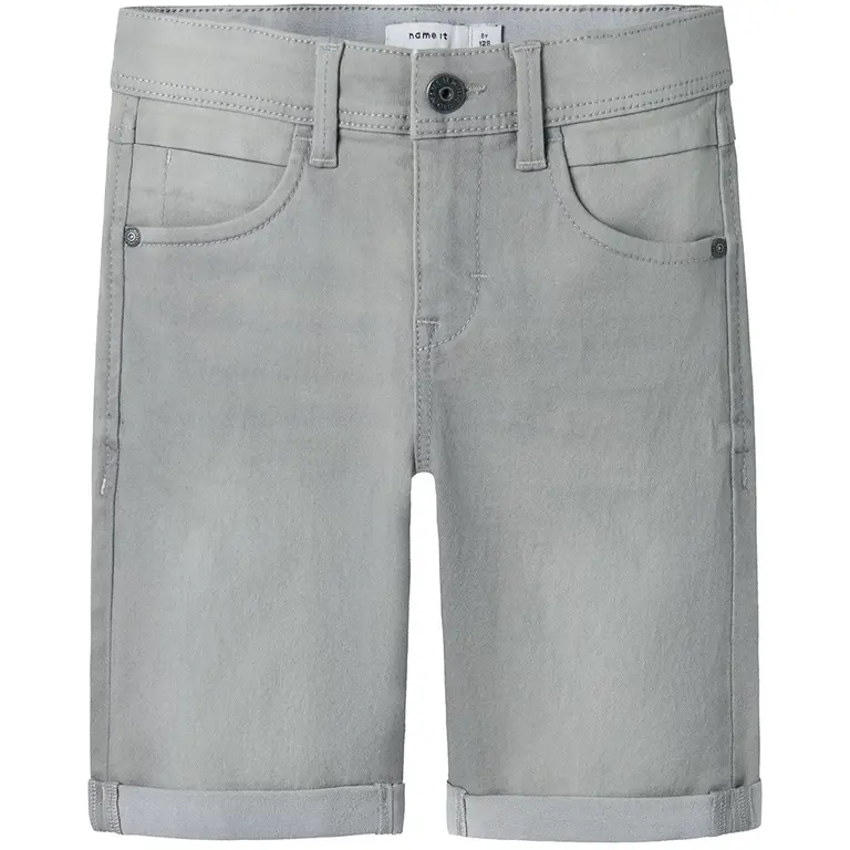 Korte spijkerbroek SLIM FIT Silas (medium grey denim)