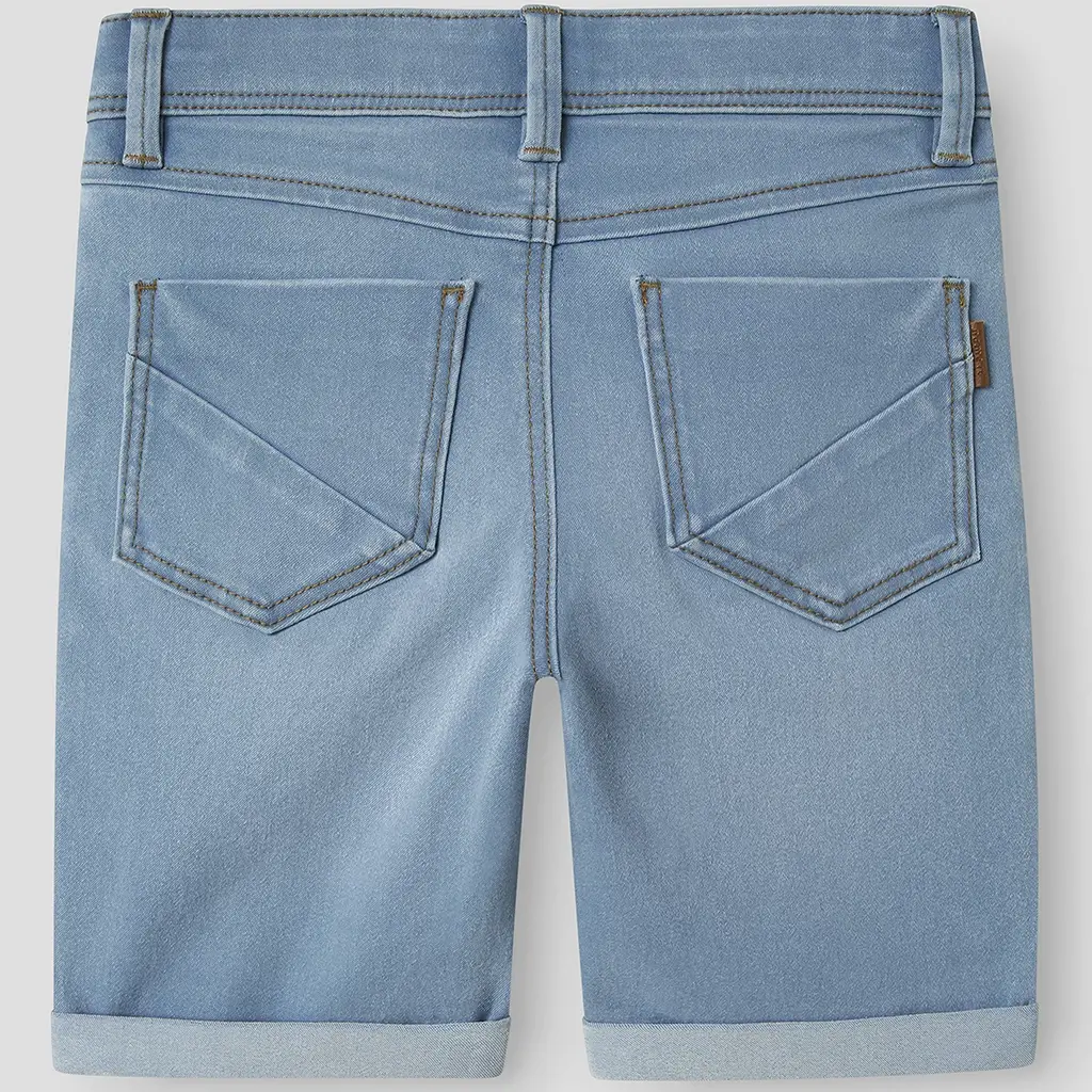 Korte spijkerbroek SLIM FIT Silas (light blue denim)