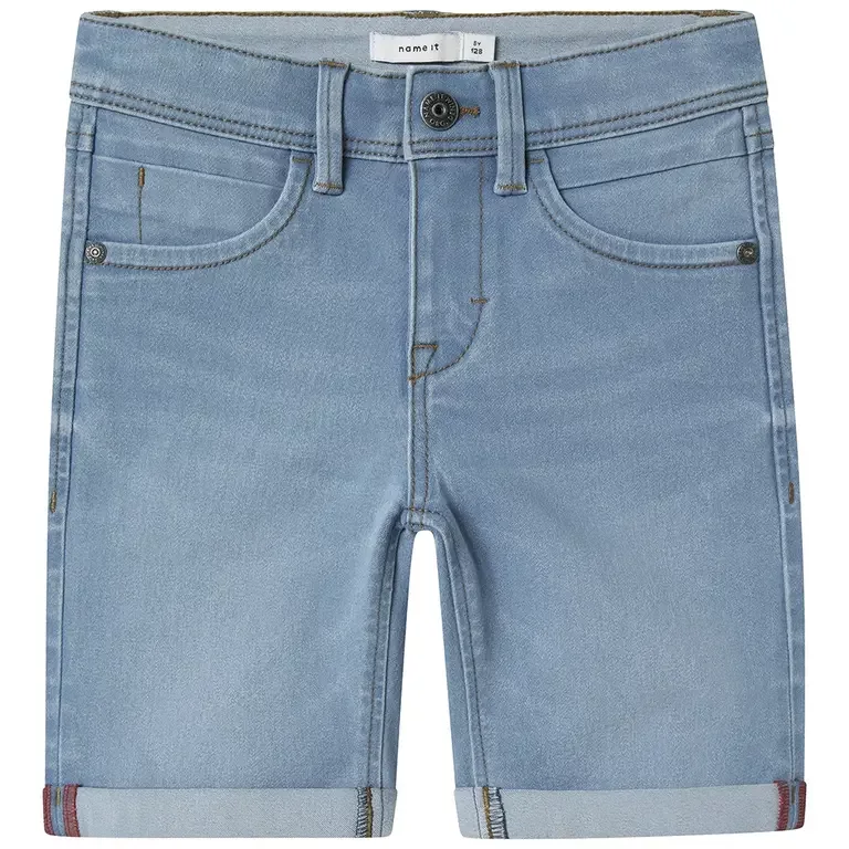 Korte spijkerbroek SLIM FIT Silas (light blue denim)