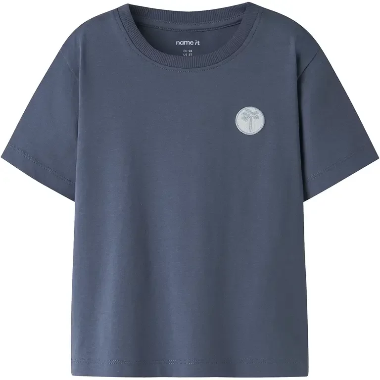 T-shirt Vimpel (vintage indigo palm)