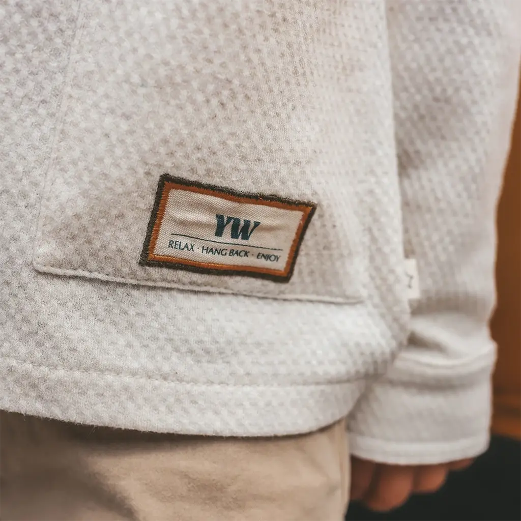 Overhemd Melange (white swan)