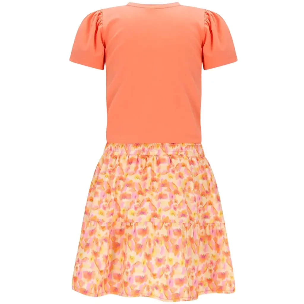 Jurk Dunya (fusion coral)