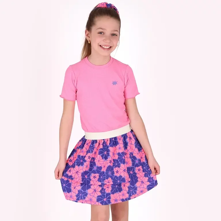 Jurk Dori (fluor pink)