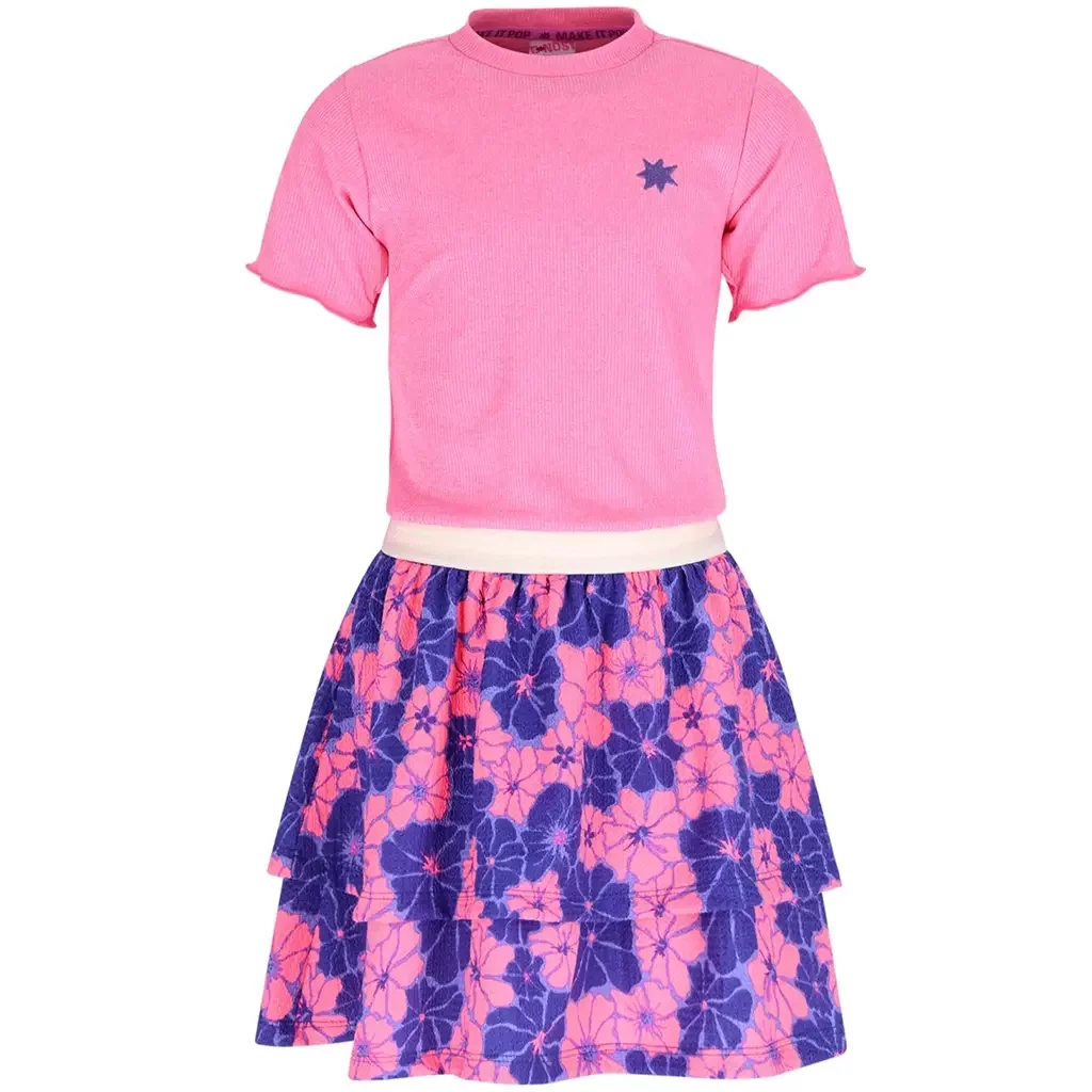 Jurk Dori (fluor pink)