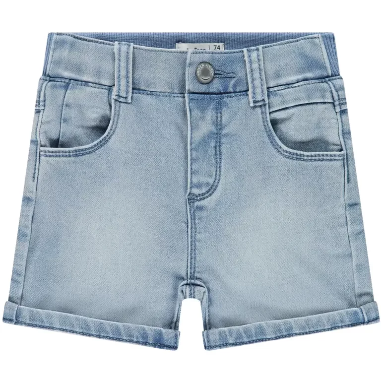 Kort spijkerbroekje jogg (grey blue denim)