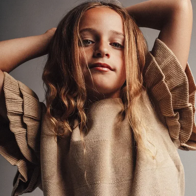 T-shirt Louise (taupe melange)