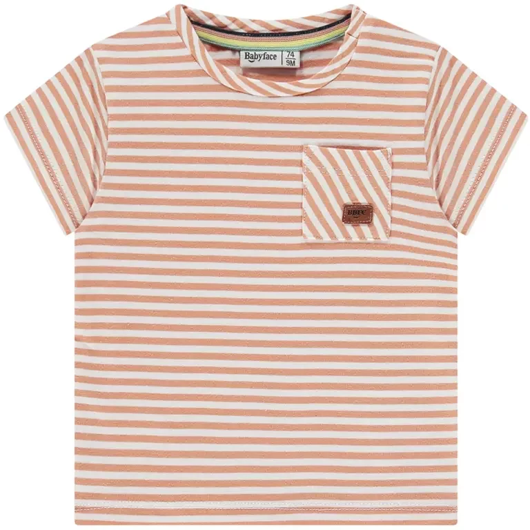 T-shirtje stripes (orange)