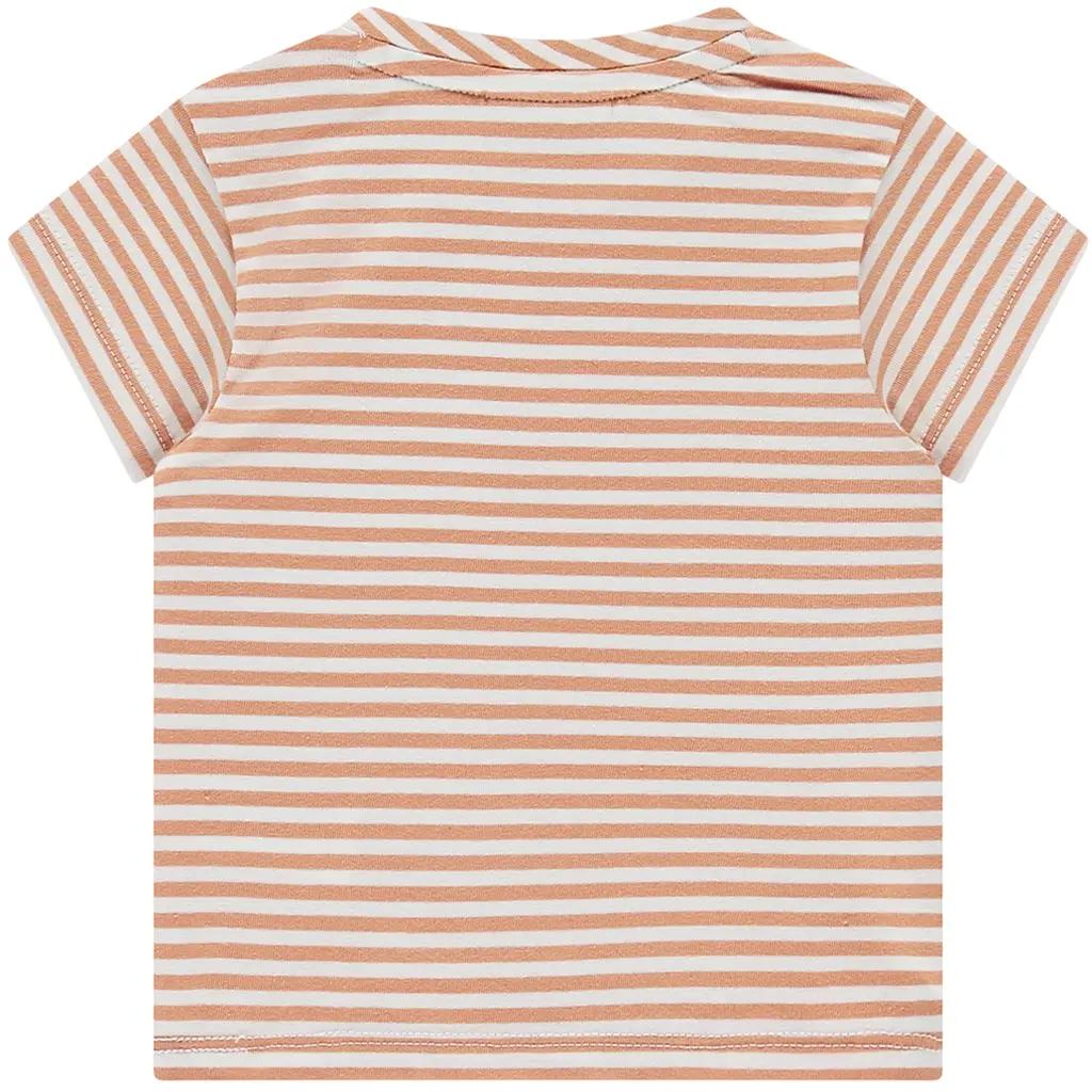 T-shirtje stripes (orange)