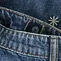 Name It Korte spijkerbroek REGULAR FIT Bella (medium blue bleached denim daisy)