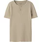 Name It T-shirt granddad rib Kab (pure cashmere)