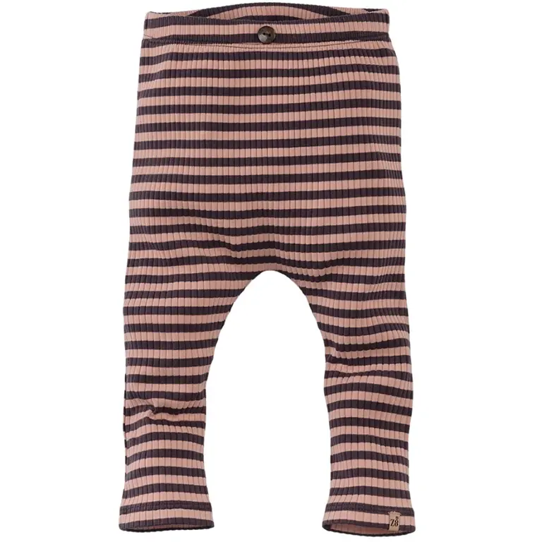 Broekje tricot rib streepje Julan (after dark)