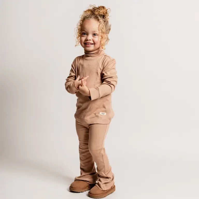 Broek flared Seiry (peach almond)