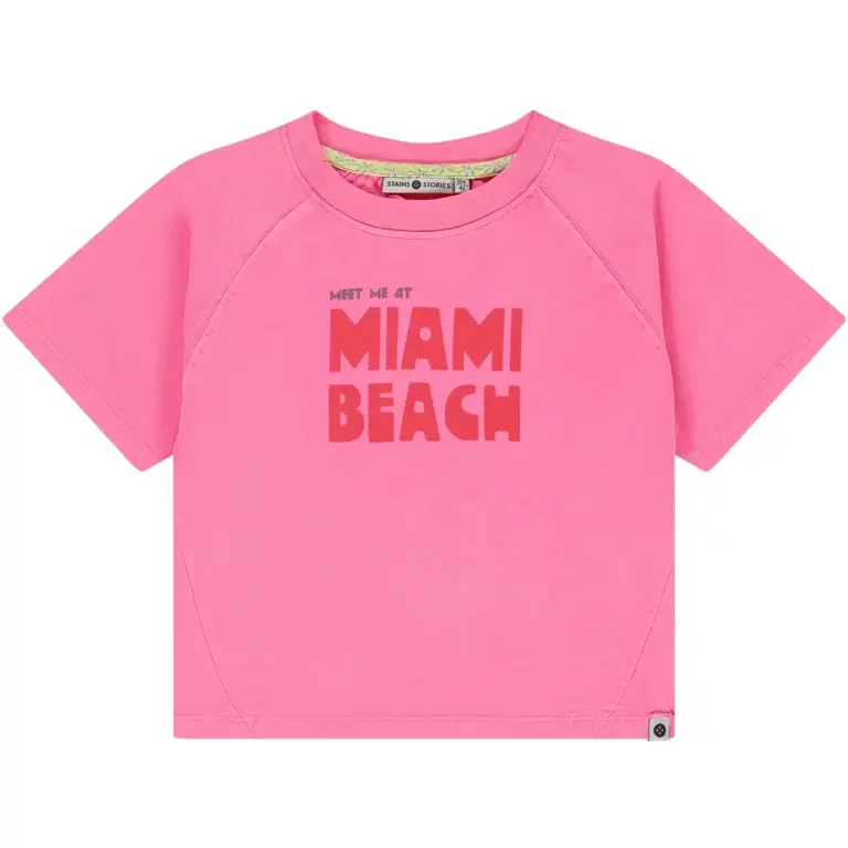 T-shirt (neon pink)