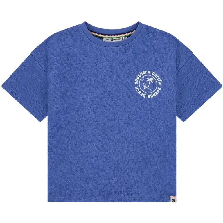 T-shirt backprint (royal)