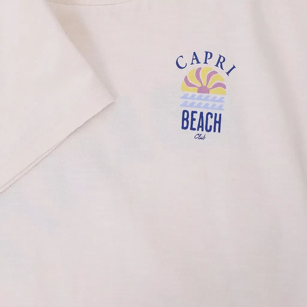 T-shirt backprint (soft white)