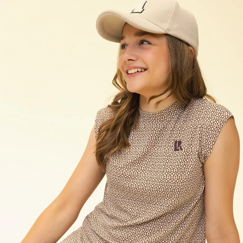 Topje backprint (sandy pattern)