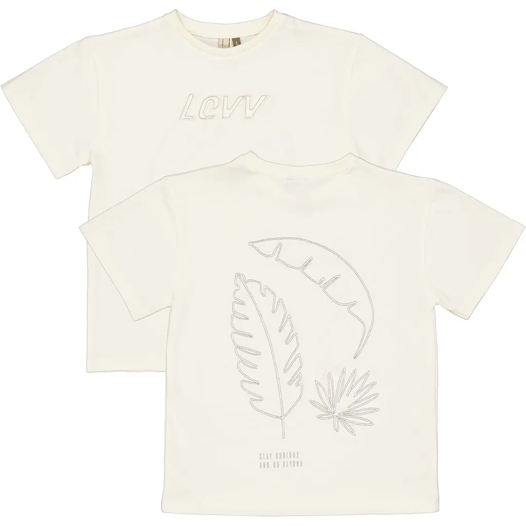 T-shirt Berny backprint (white pearl)