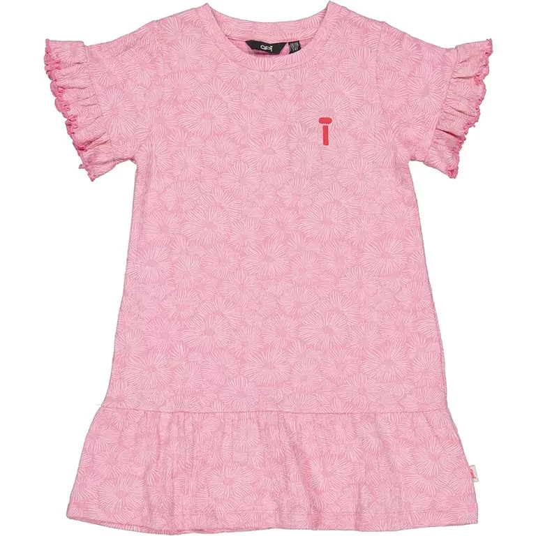 Jurk Darcy (aop pink flower)