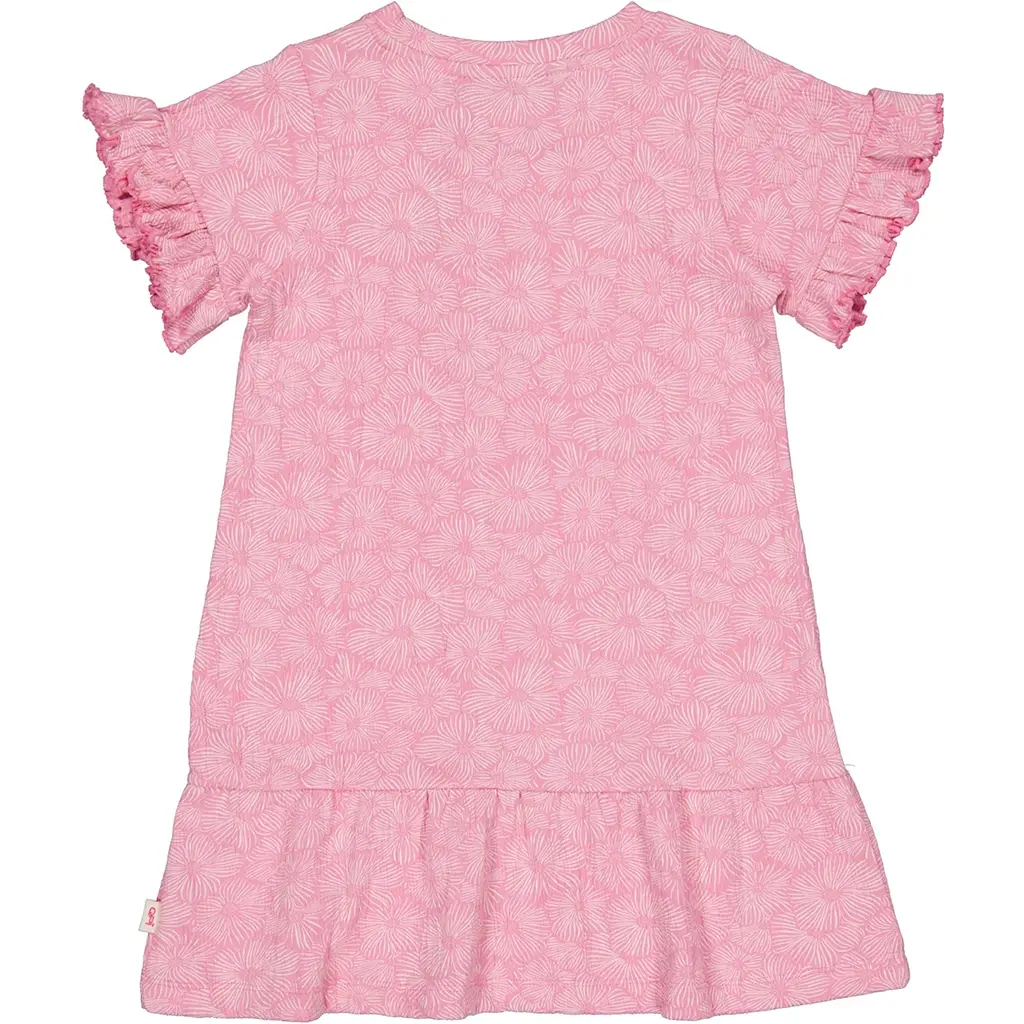 Jurk Darcy (aop pink flower)