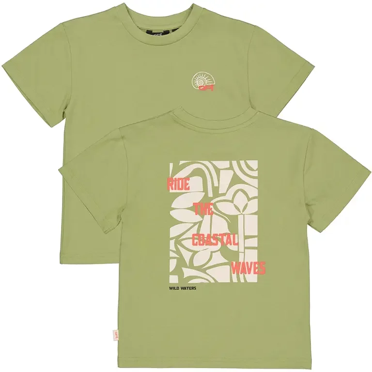 T-shirt Dayo backprint (sage green)