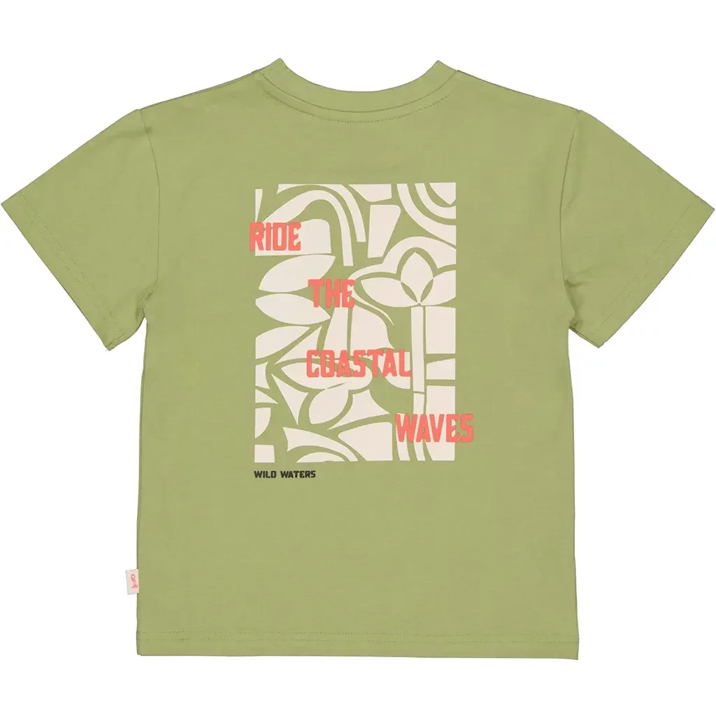 T-shirt Dayo backprint (sage green)