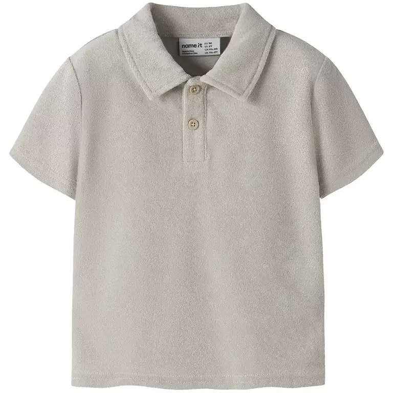 Polo shirt badstof Finti (chateau gray)