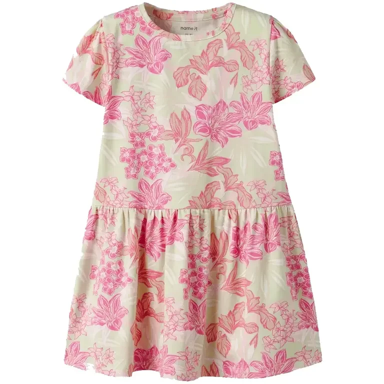 Jurk Fennaz (lime cream)