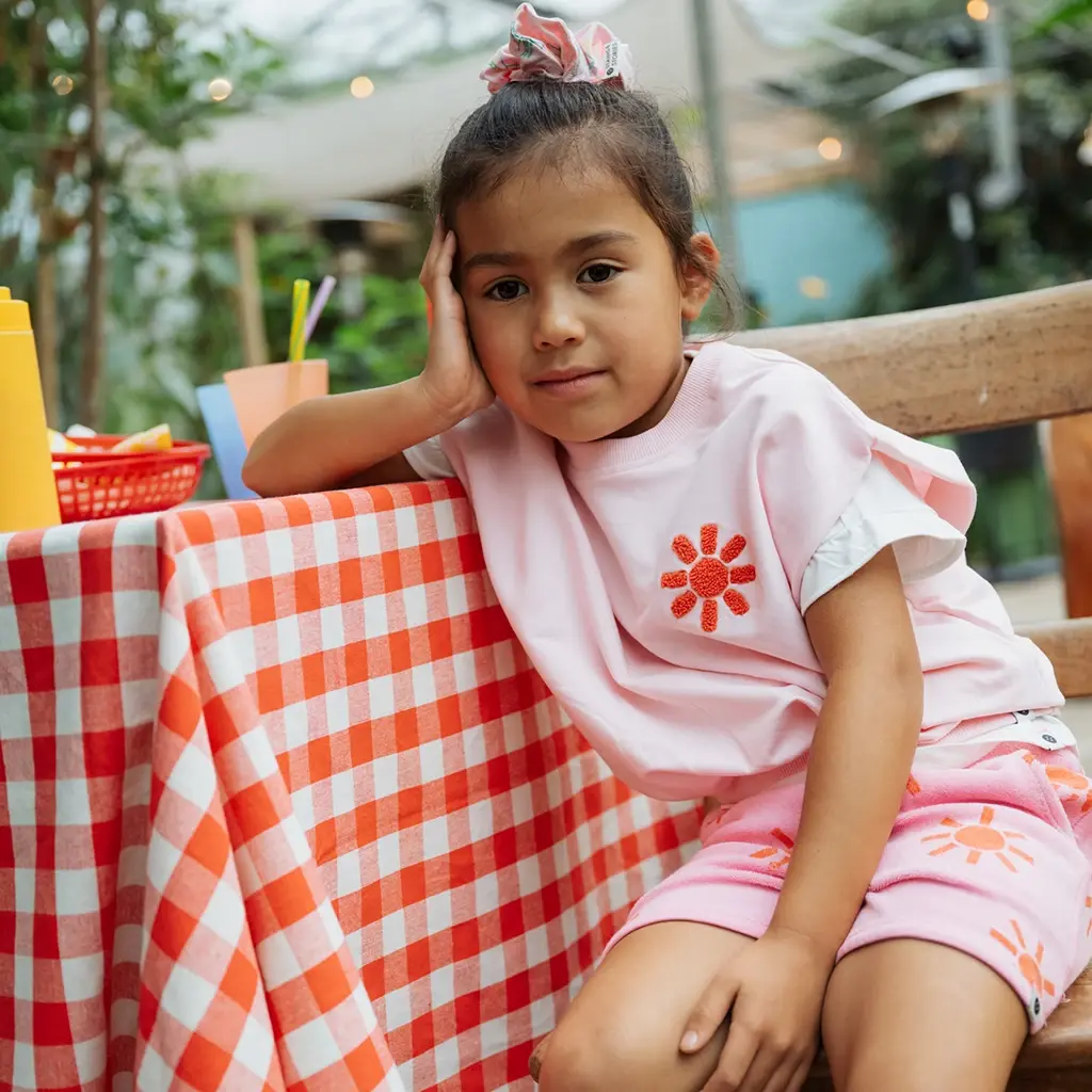 Korte broek (neon pink)