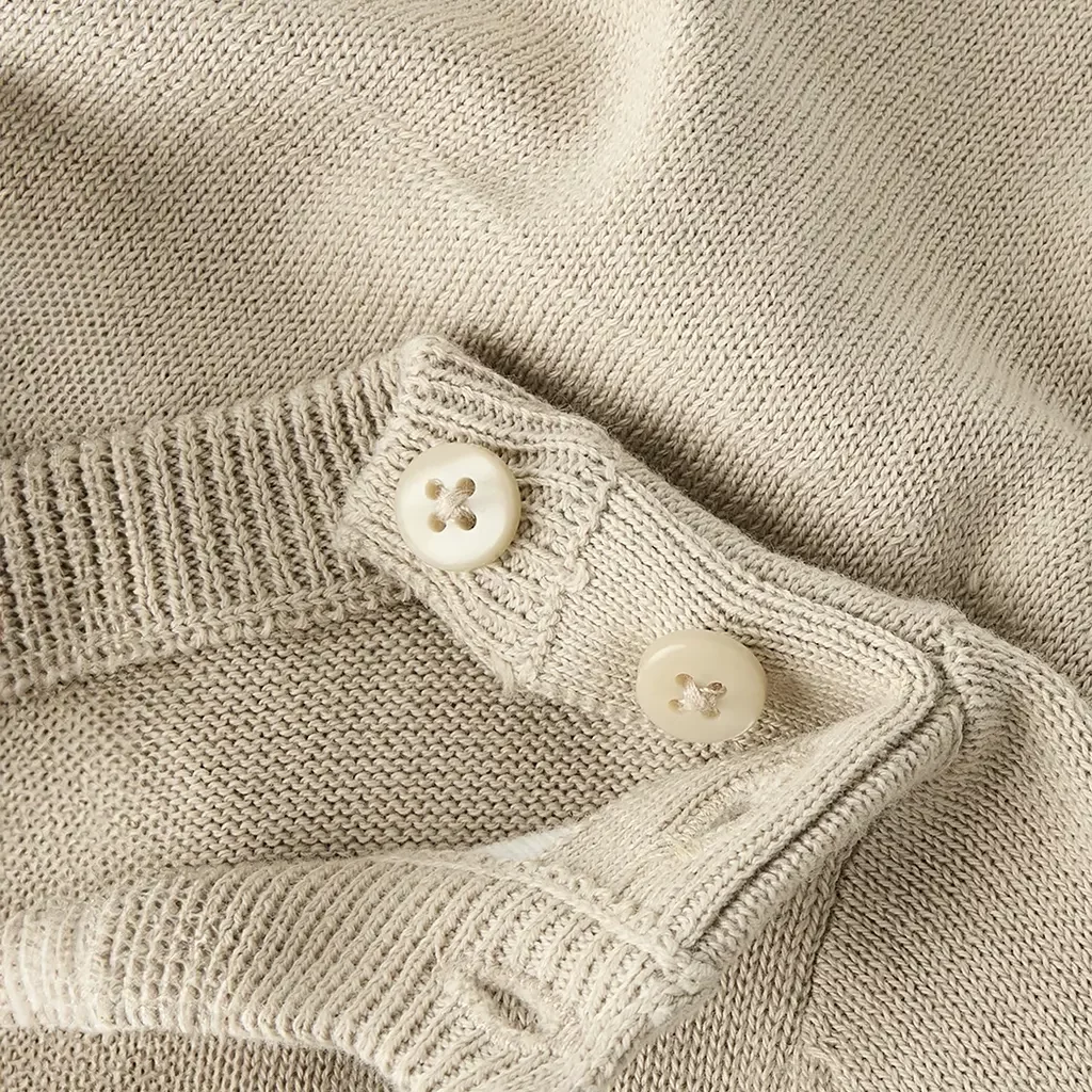 Gebreid truitje Fosea (chateay gray)