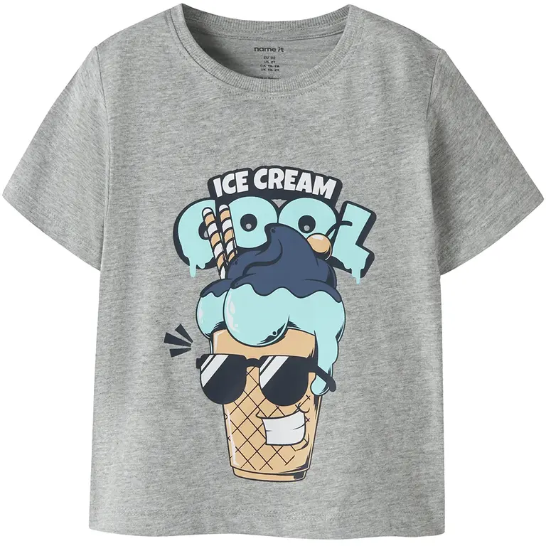 OP=OP! T-shirt Vagno (grey melange ice cream)