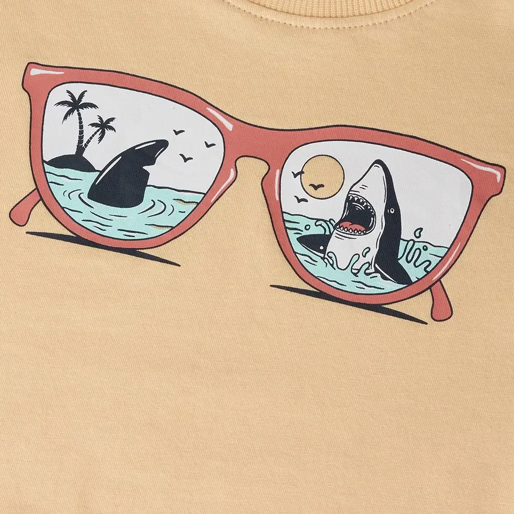 T-shirt Vagno (peach fuzz jawsome)