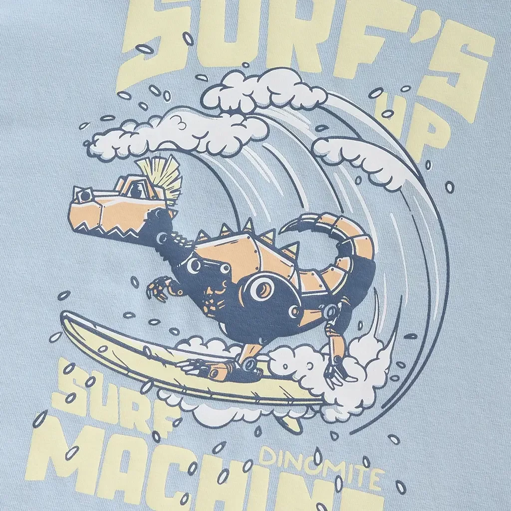 T-shirt Vux (blue fog dino robot)