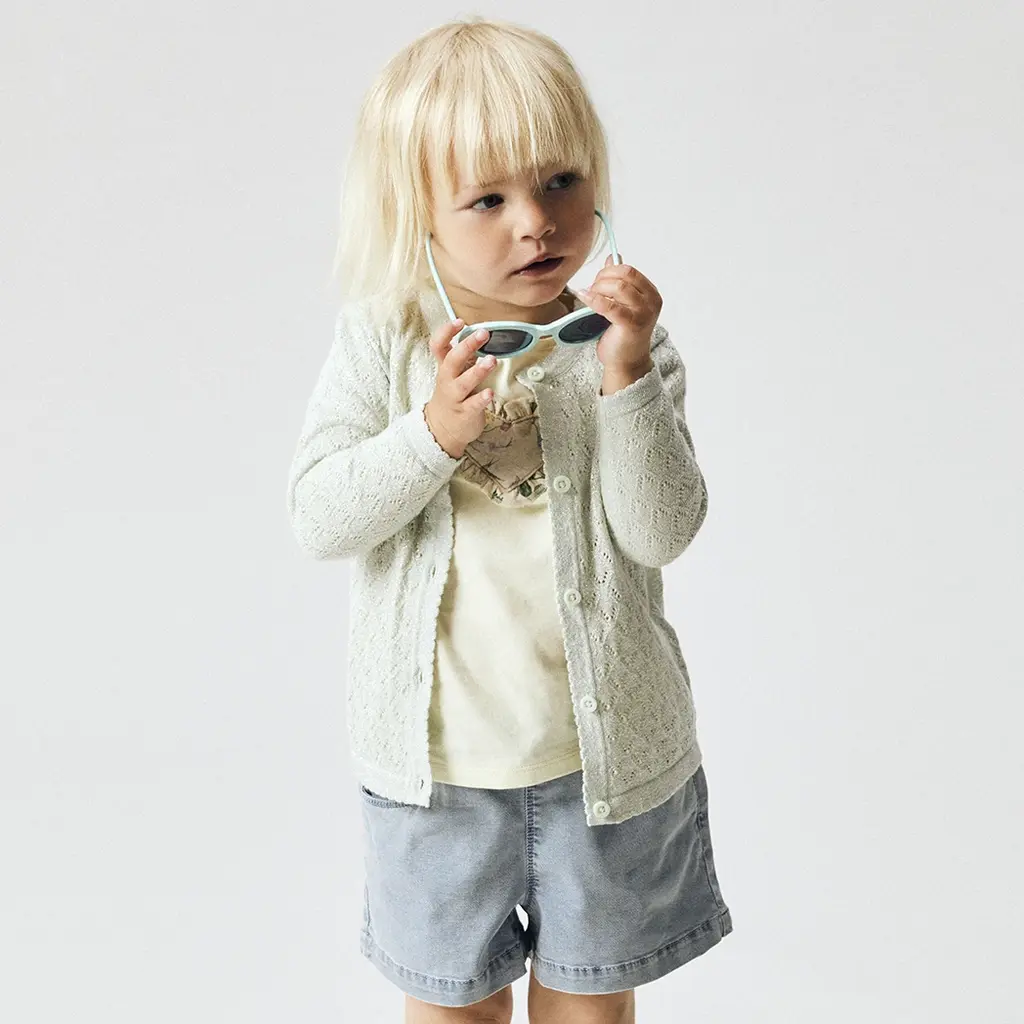 Denim BAGGY kort broekje Bella (light blue denim)