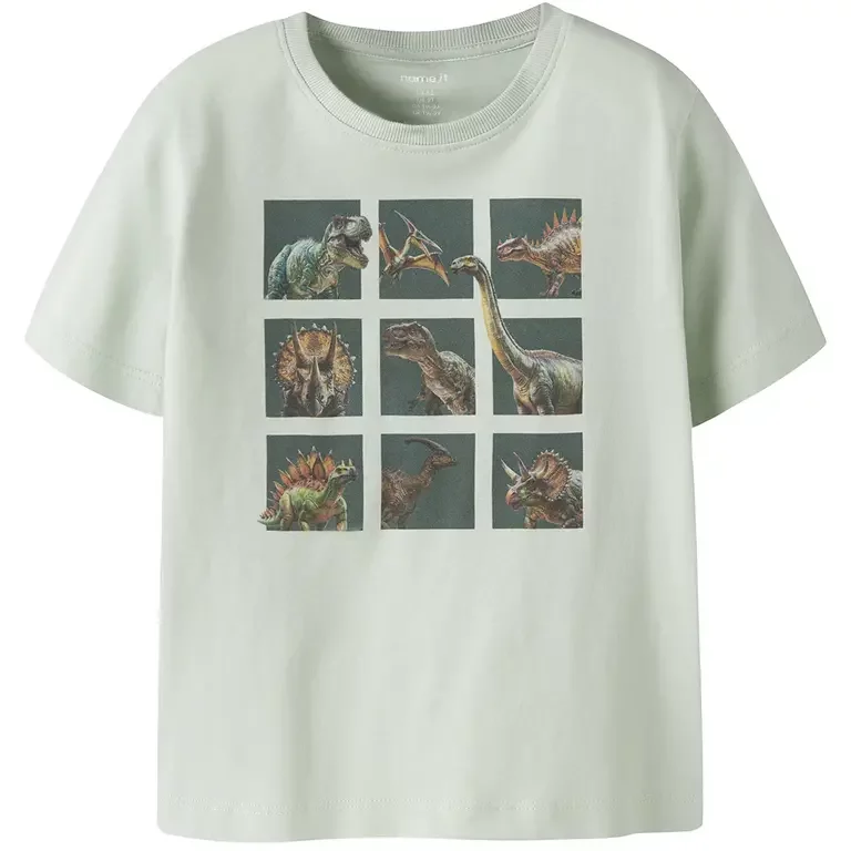 T-shirt Voto (pale aqua dino squad)