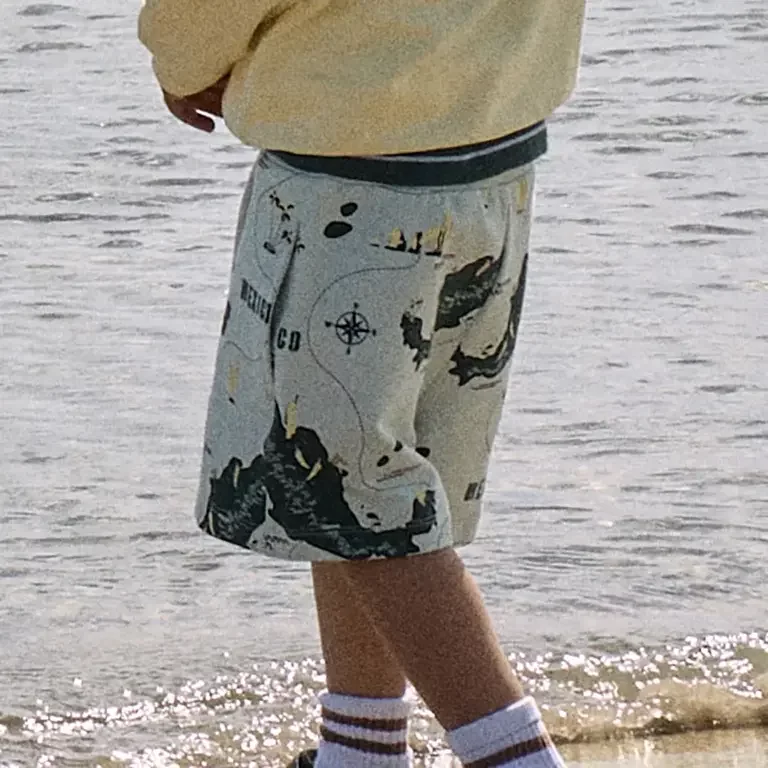 Korte broek sweat Hadri (pale aqua)