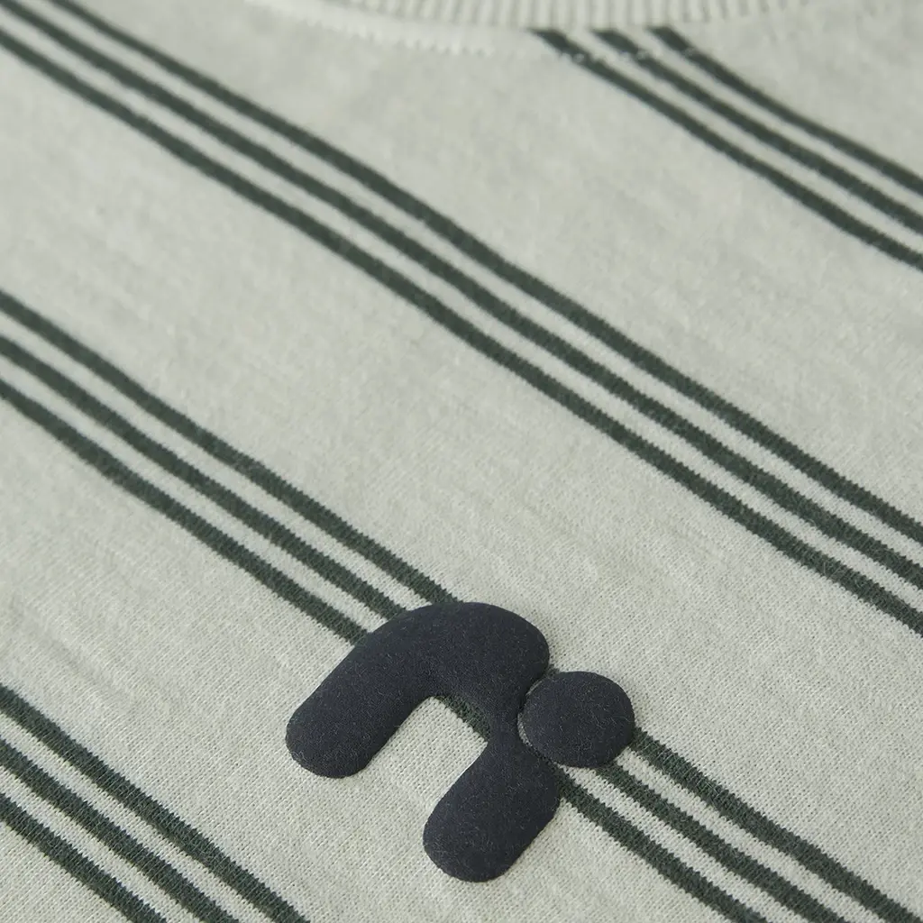 T-shirt streep Voby (pale aqua garden topiary)