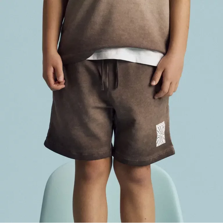 Korte broek sweat Hopin (chestnut)