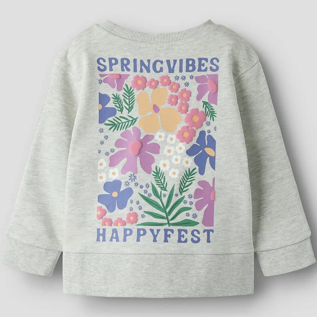 Trui sweat Funna (light grey melange)