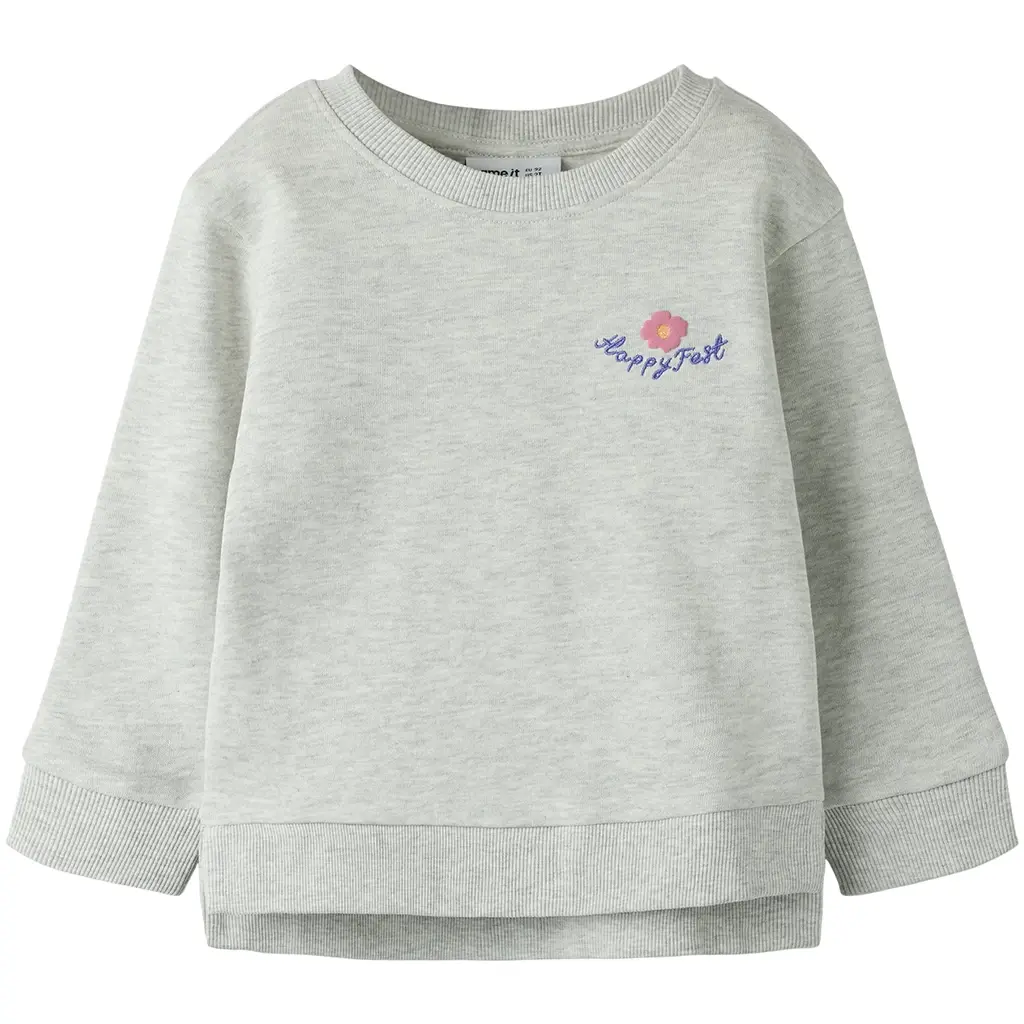Trui sweat Funna (light grey melange)