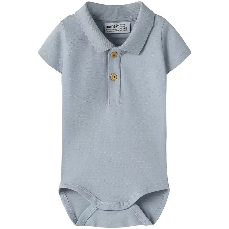 Polo rompertje Hofman (blue fog)