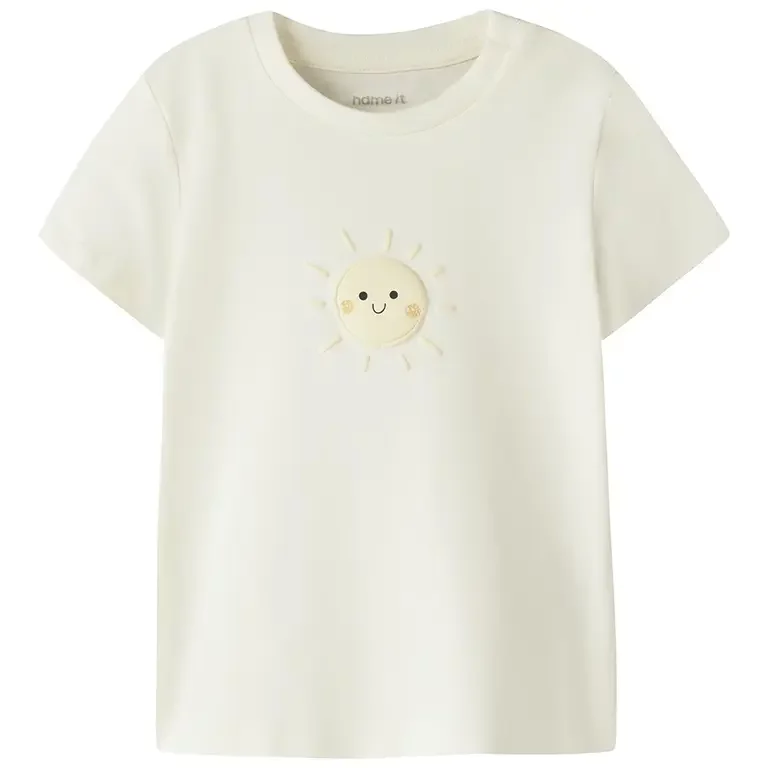 T-shirt Vacion (cloud dancer sun)