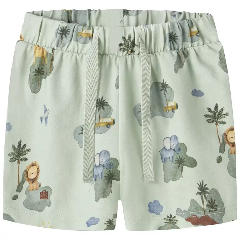 Kort broekje Hello (pale aqua)