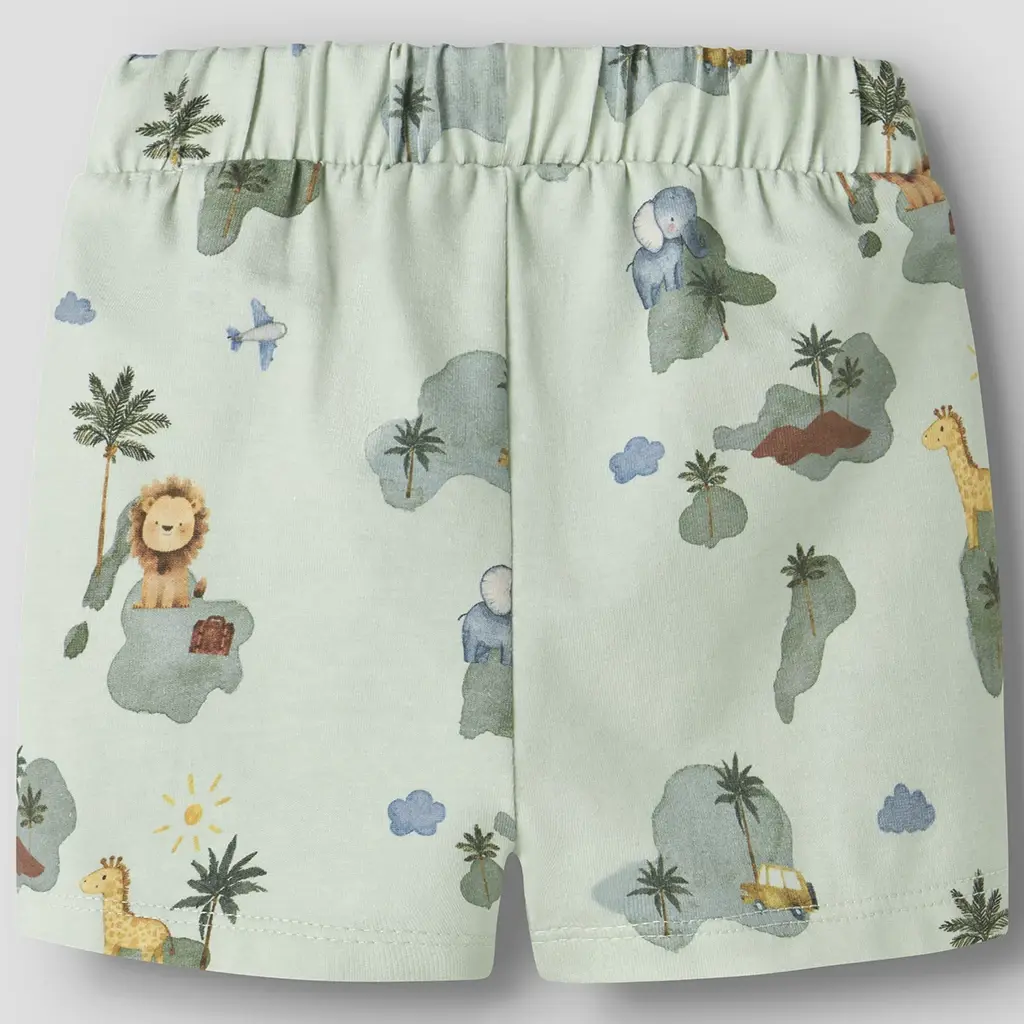 Kort broekje Hello (pale aqua)