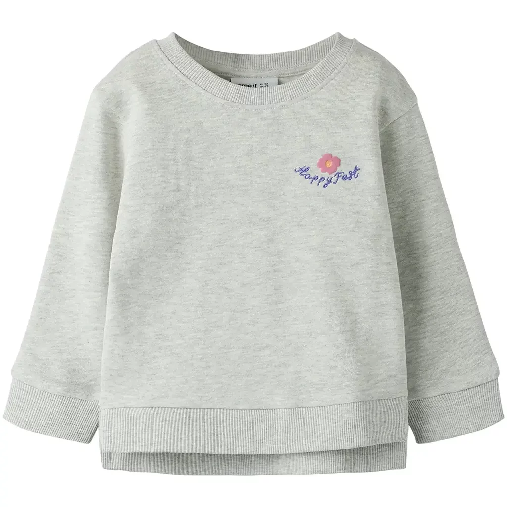 Trui sweat Funna (light grey melange)