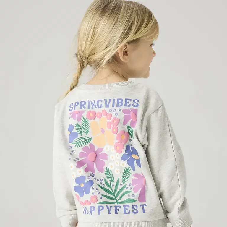 Trui sweat Funna (light grey melange)