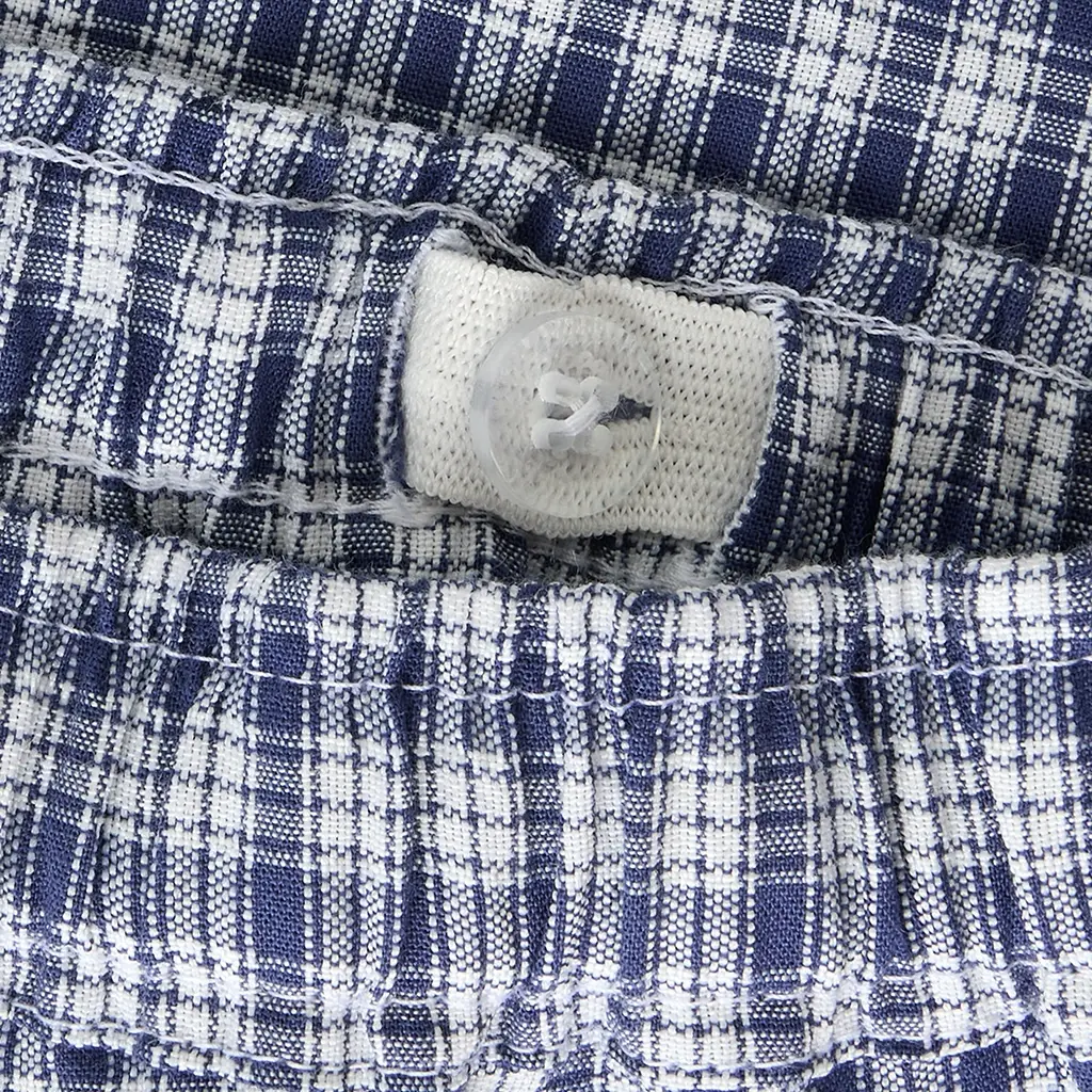 Broek ruit WIDE LEG Fenja (cloud dancer)