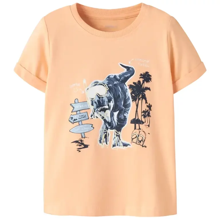 T-shirt Vux (peach fuzz dino)