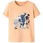 Name It T-shirt Vux (peach fuzz dino)