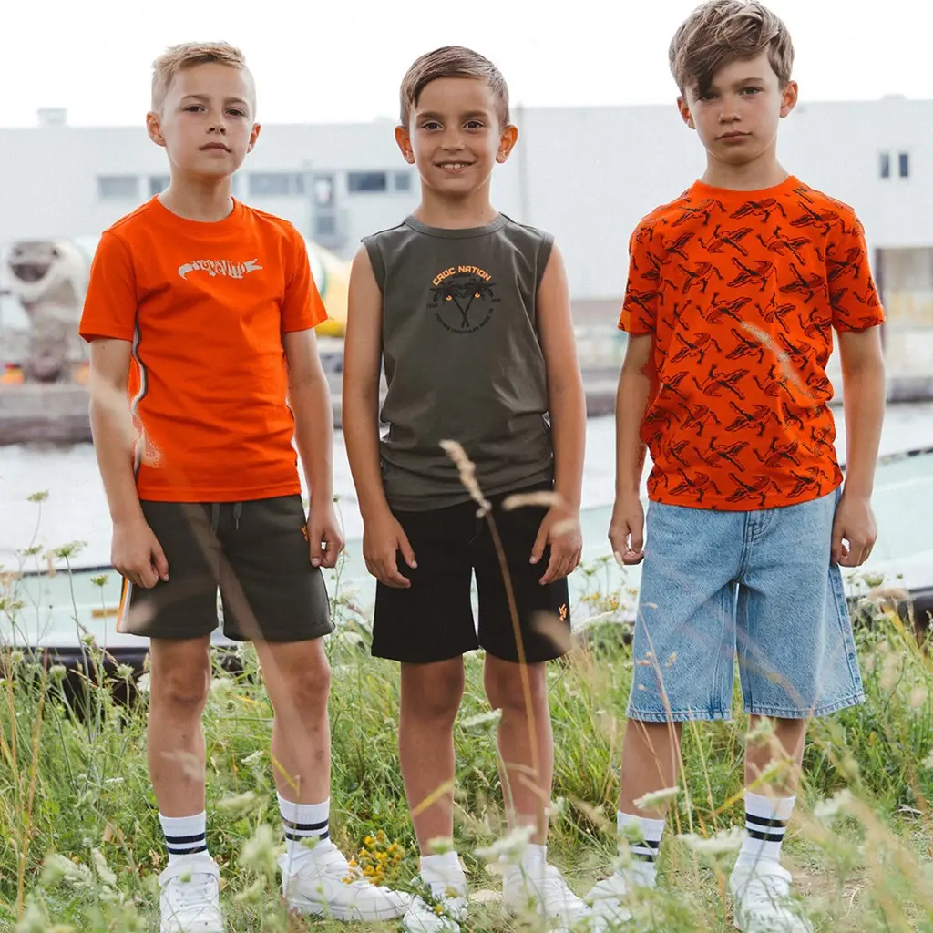 T-shirt Thijs (mandarin red)